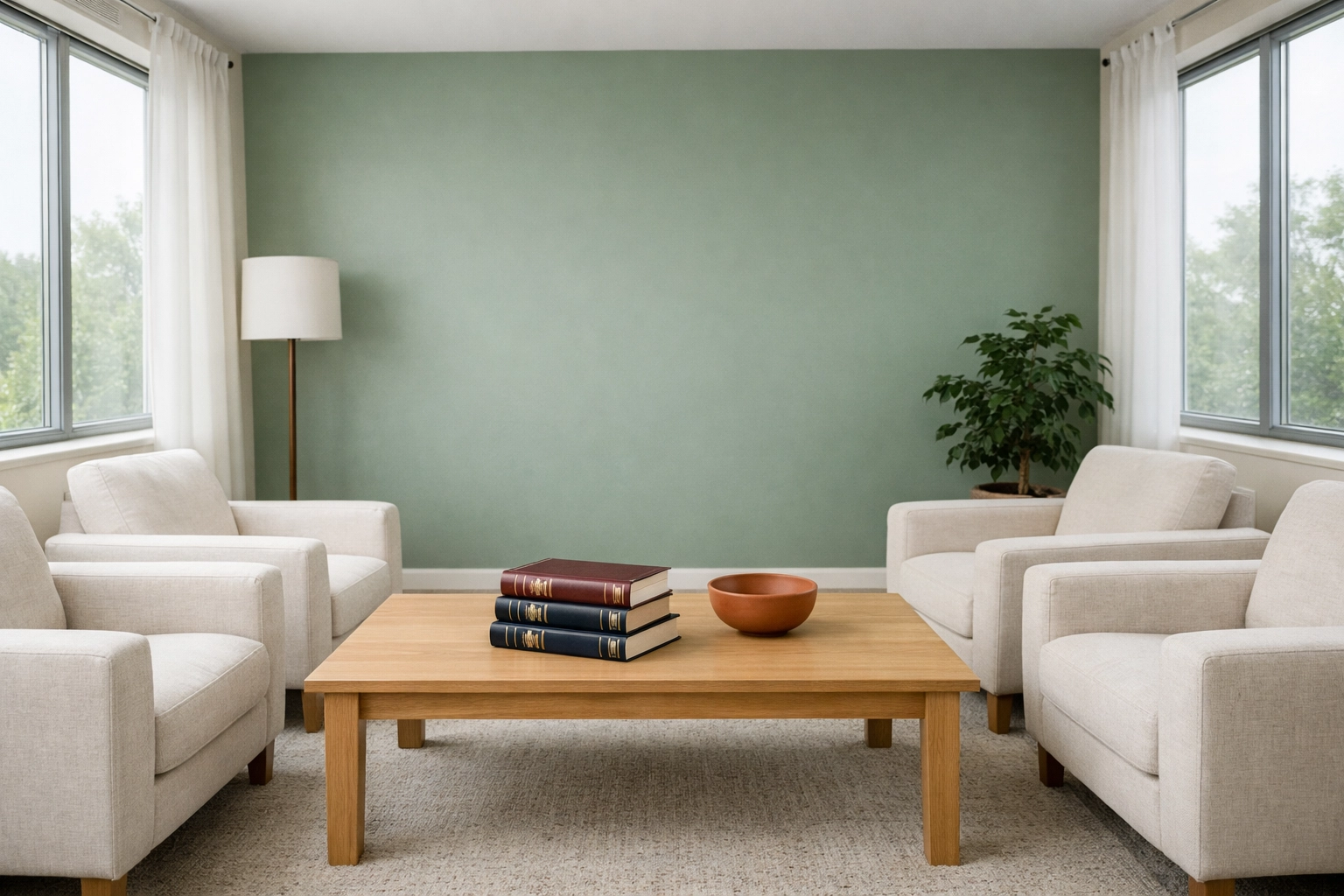 Professional consultation room for a Stafford family law attorney providing legal guidance during a divorce.