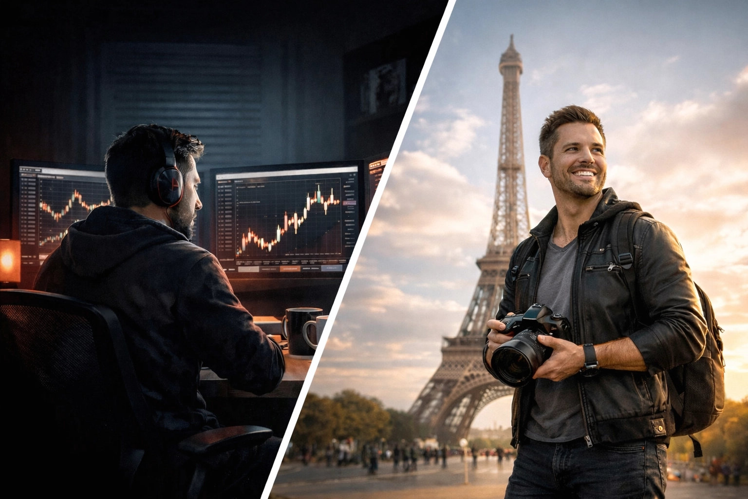 Digital business owner in Hillsborough County selling their company to travel the world after exit.