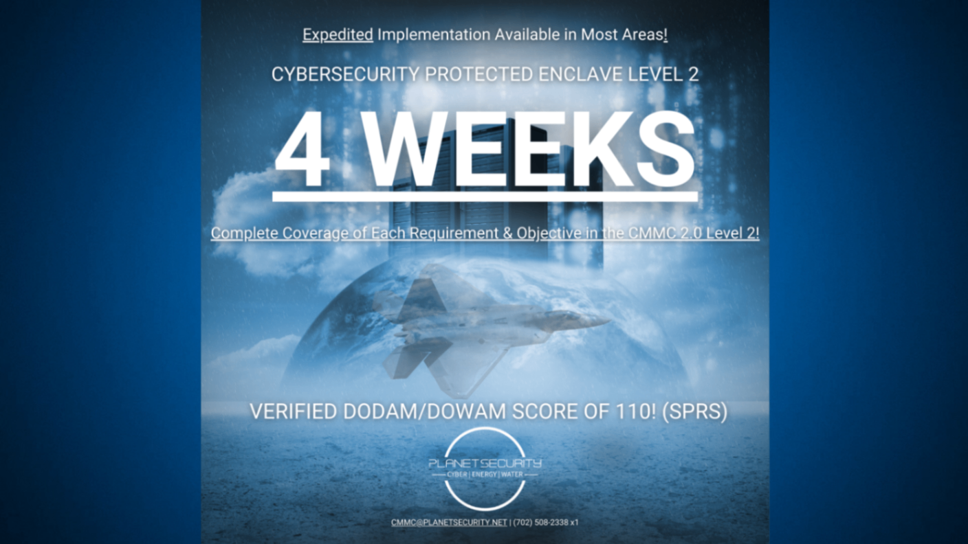 Planet Security's Cybersecurity Protected Enclave Level 2