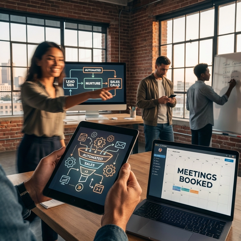 How a Marketing Agency Can Automate Your Sales Funnel and Book More Meetings