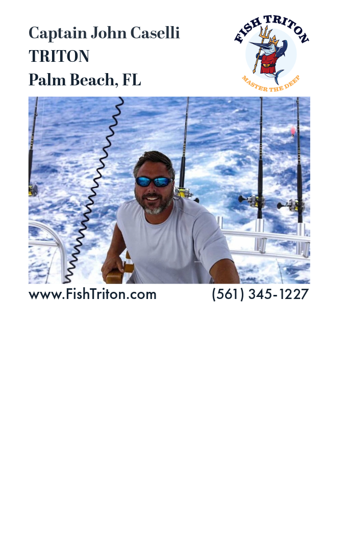 Captain John aboard Triton