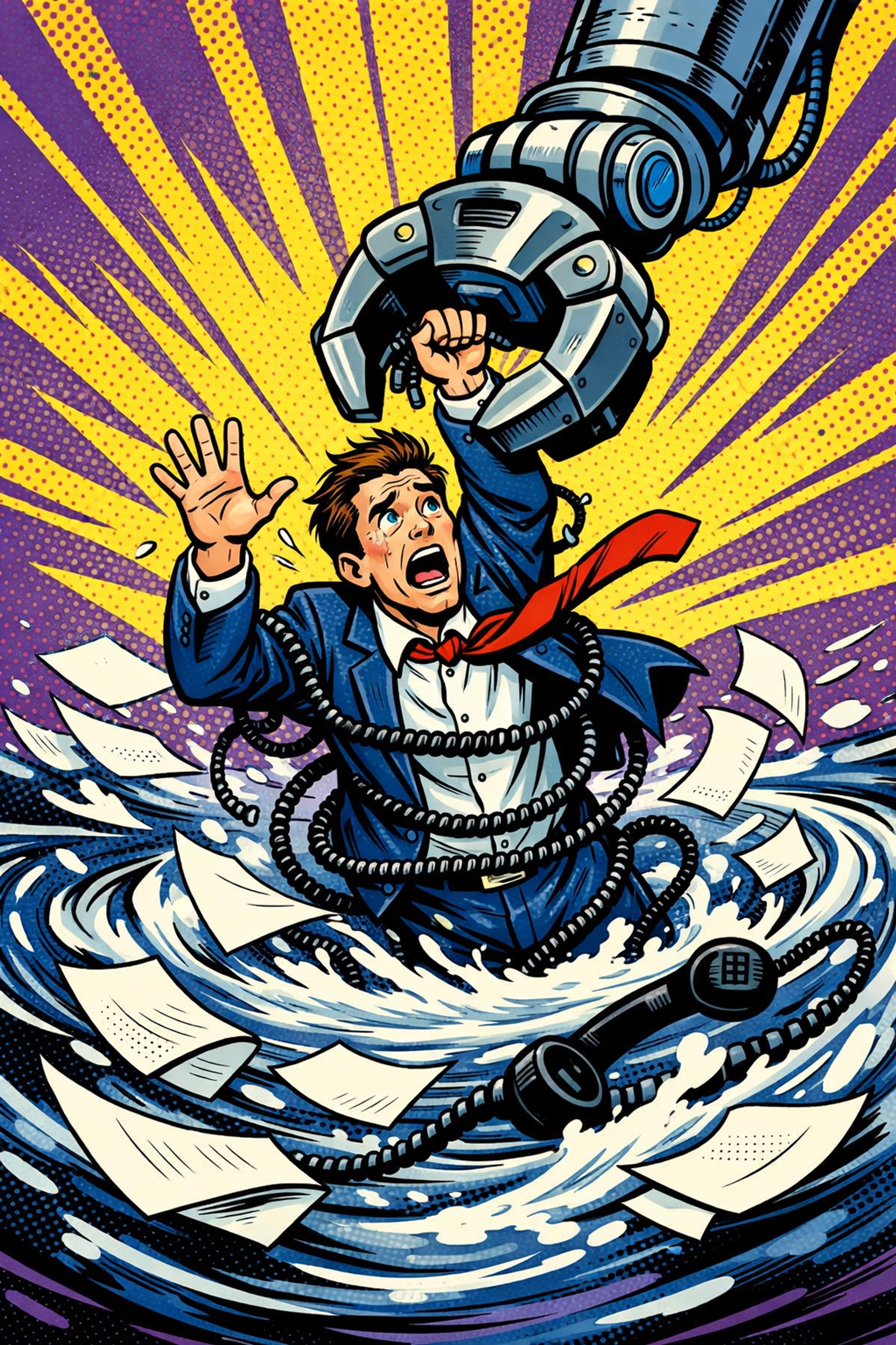 Workflow automation for small business saving an owner from drowning in paperwork and tasks.