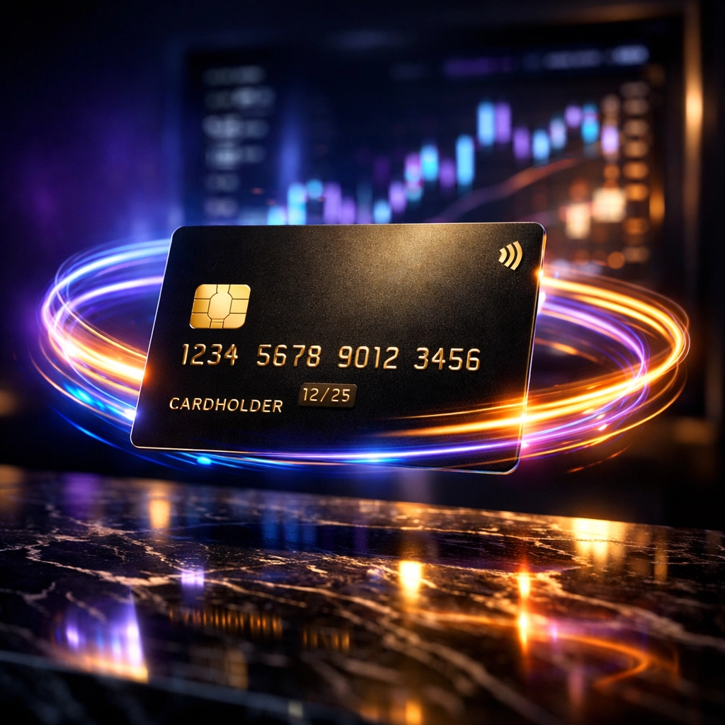 Premium business credit card illustrating high-limit business credit building for a private sector trust.