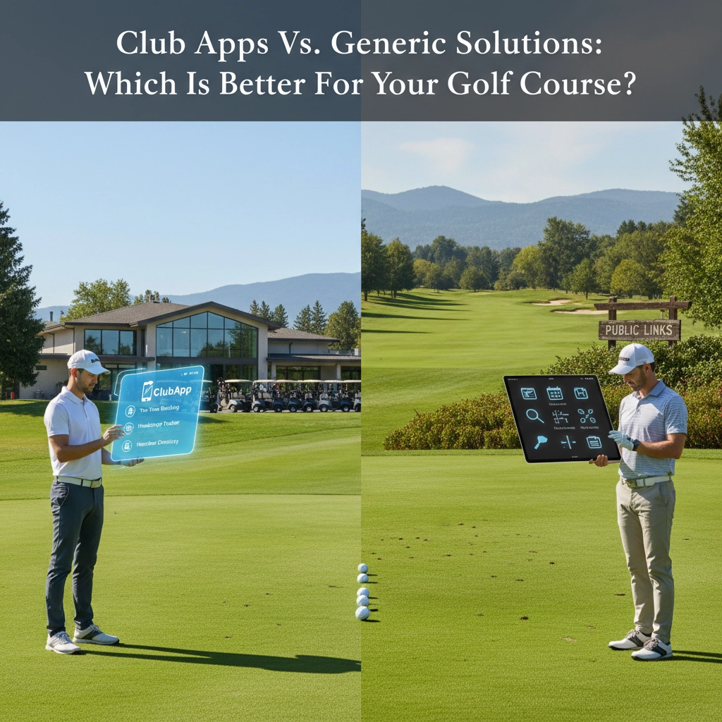 Club Apps Vs. Generic Solutions: Which Is Better For Your Golf Course?
