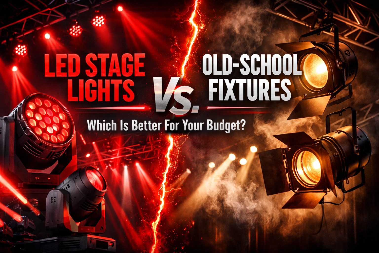 [HERO] LED Stage Lights Vs. Old-School Fixtures: Which Is Better For Your Budget?
