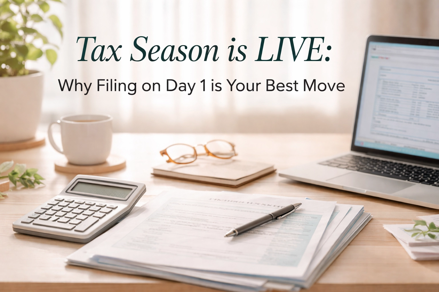 [HERO] Tax Season is LIVE: Why Filing on Day 1 is Your Best Move