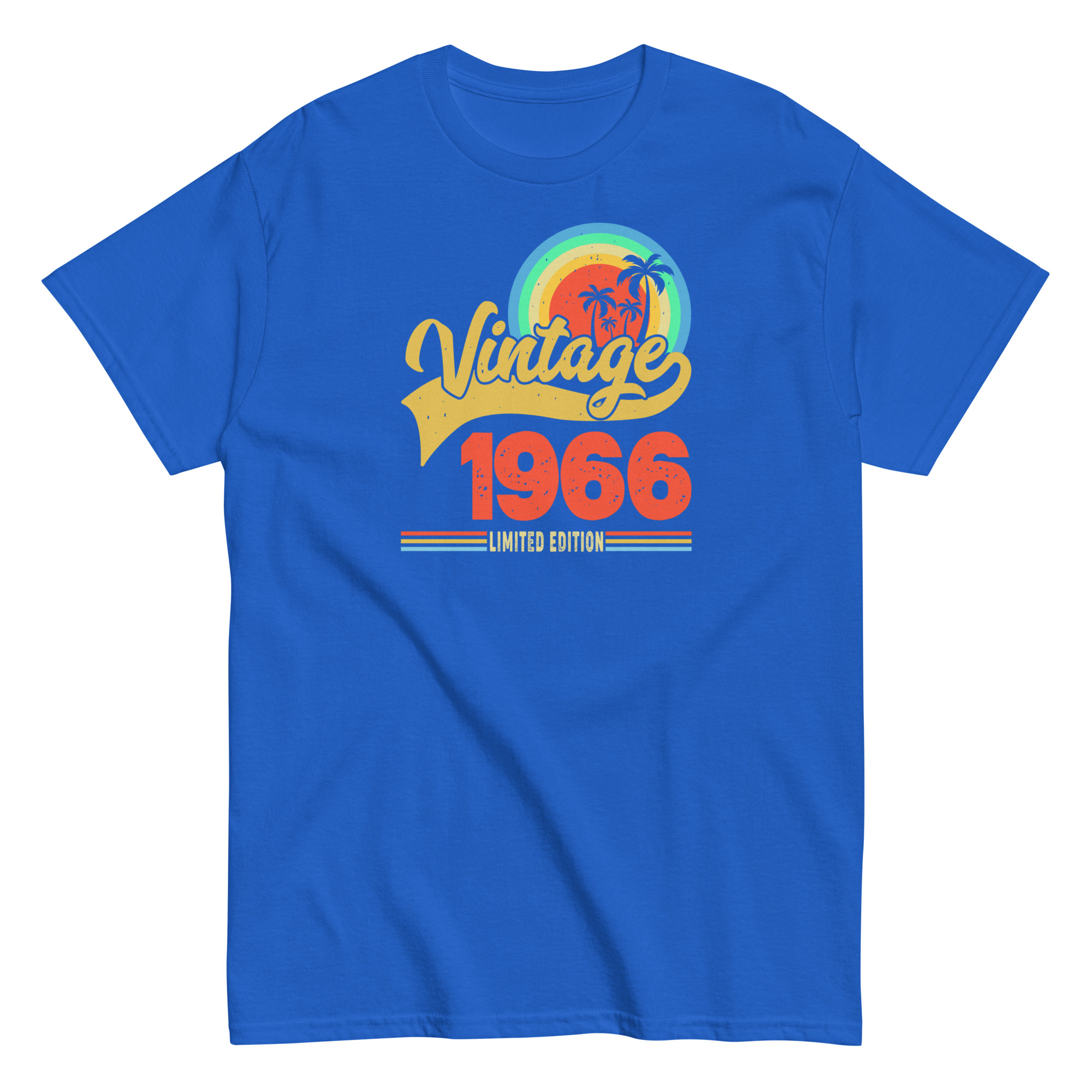 Bright blue novelty t-shirt
