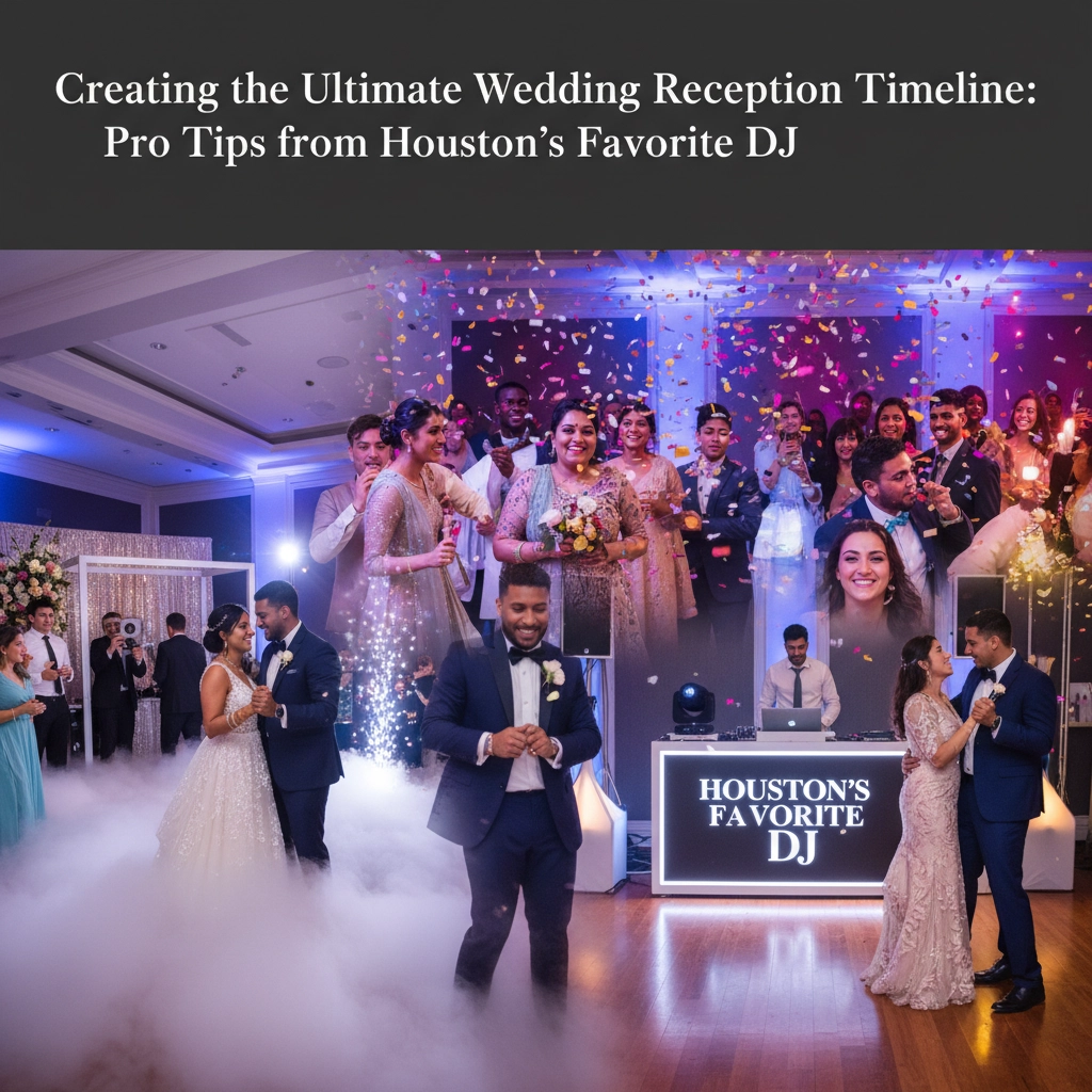 Creating the Ultimate Wedding Reception Timeline: Pro Tips from Houston's Favorite DJ