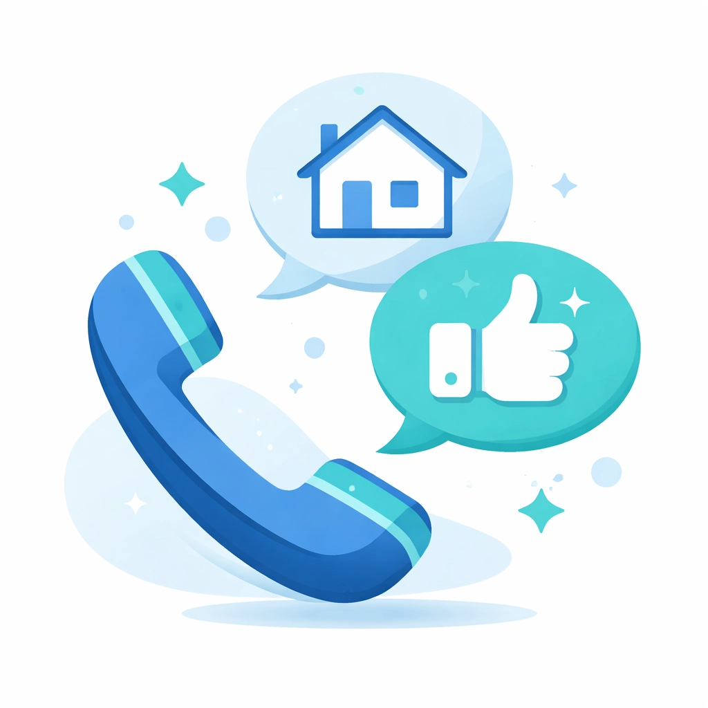 Landlord making reference calls about tenant applicants to verify rental history and reliability