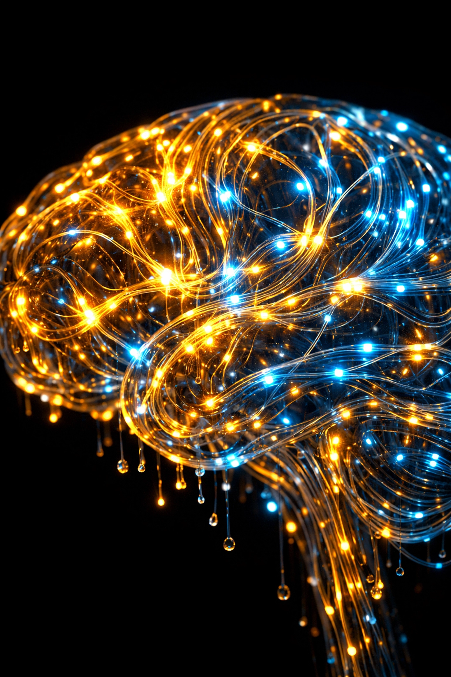 Représentation visuelle de l'intelligence artificielle et de l'apprentissage d'un agent IA.