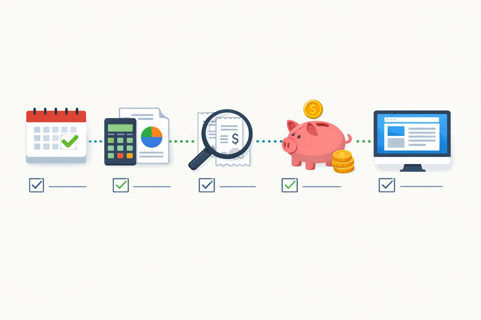 Tax preparation checklist for maximizing 2026 refund with documents, calculator, and deadlines