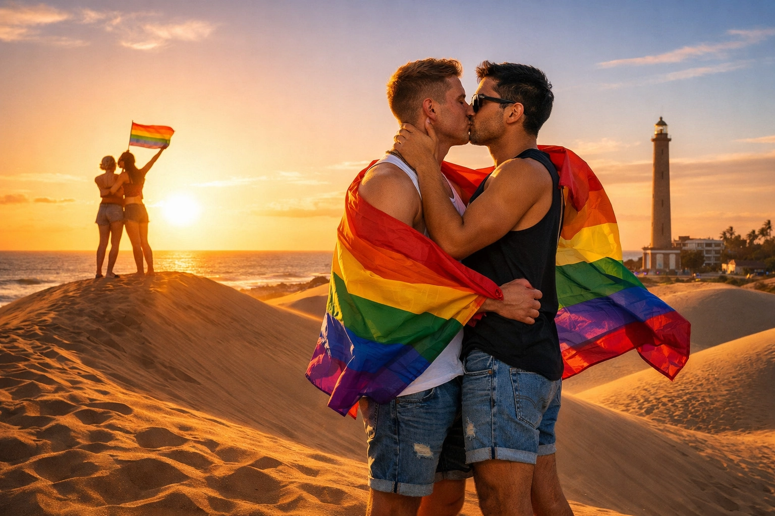 Sun Kissed Freedom at Maspalomas