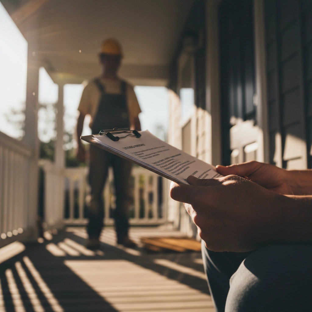 Roofer Knocking