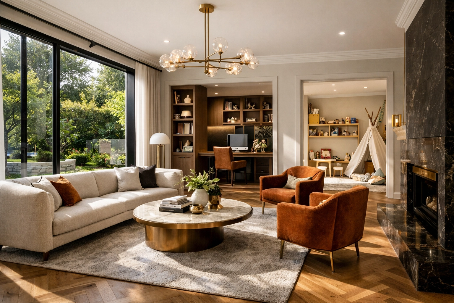 Luxurious Melbourne family home interior balancing lifestyle elegance with investment potential