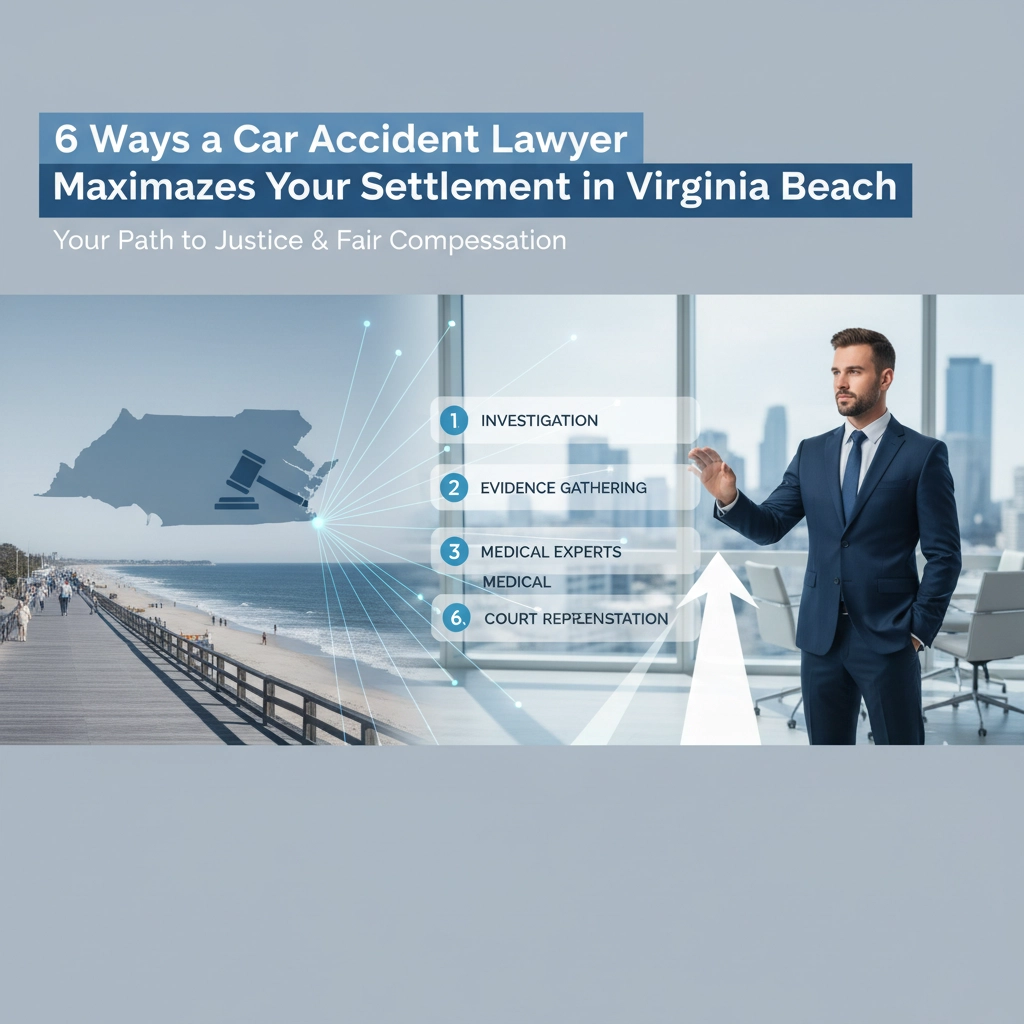 6 Ways a Car Accident Lawyer Maximizes Your Settlement in Virginia Beach