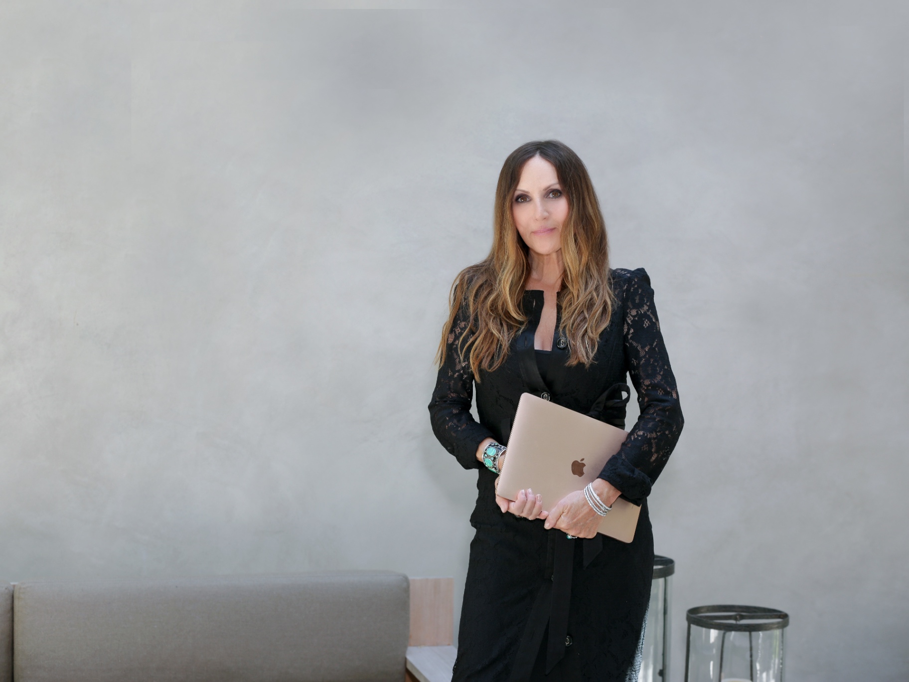 Elegant woman representing high social intelligence