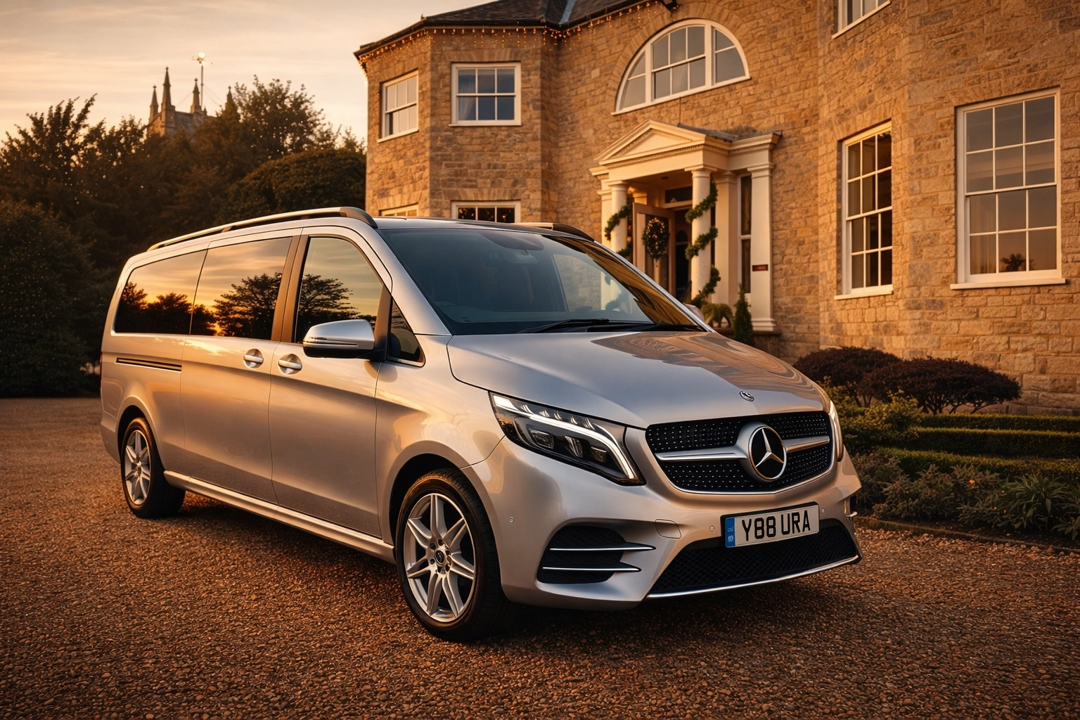 Mercedes-Benz luxury executive vehicle from Aura Journeys