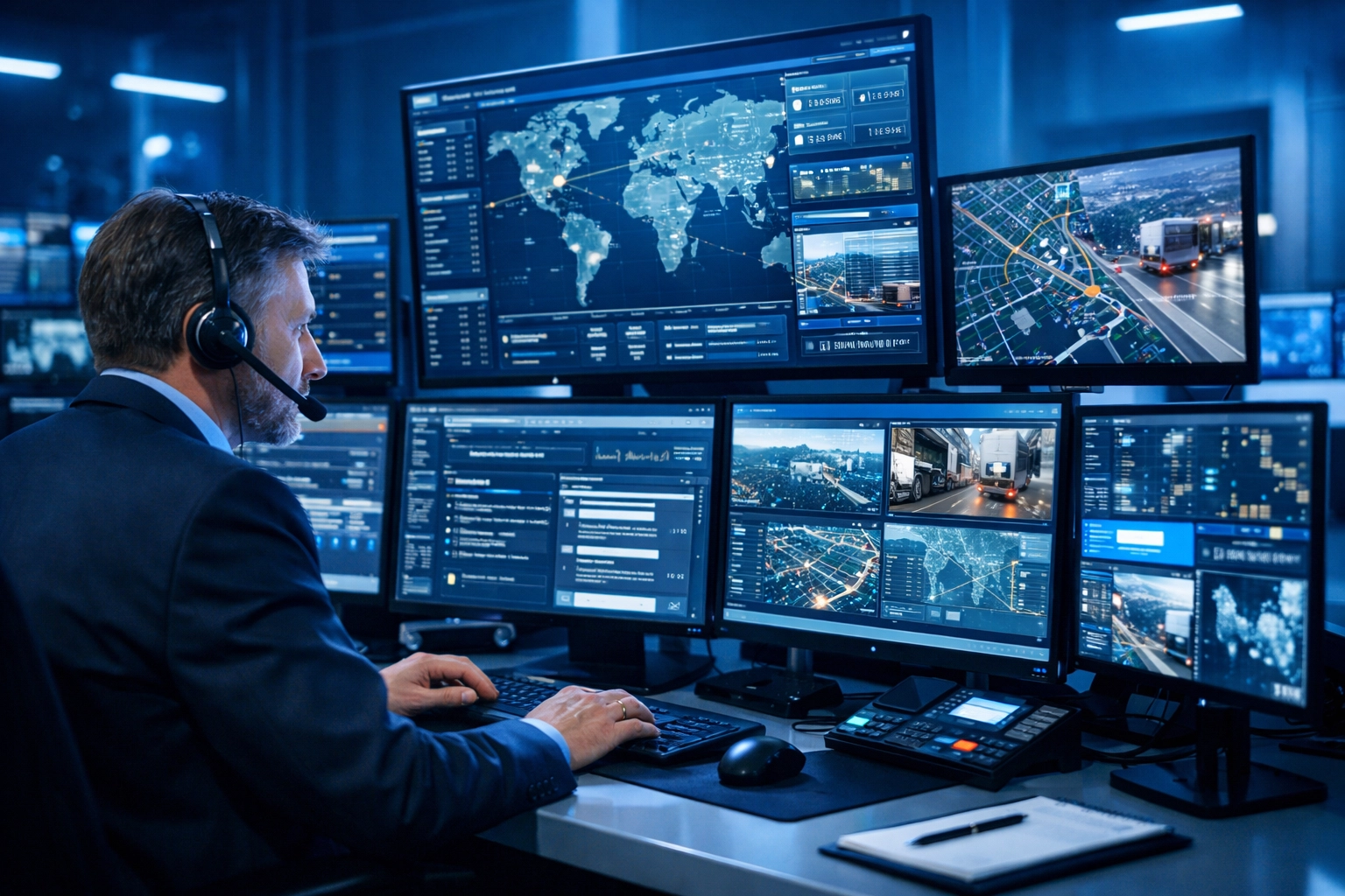 PRESS RELEASE: USA Entertainment Travel Unveils Revolutionary Super Bowl 2026 Corporate Travel Package – 10 VIP Services That Maximize Brand Impact While Eliminating Security Risks Corporate travel command center with real-time logistics monitoring and coordination technology