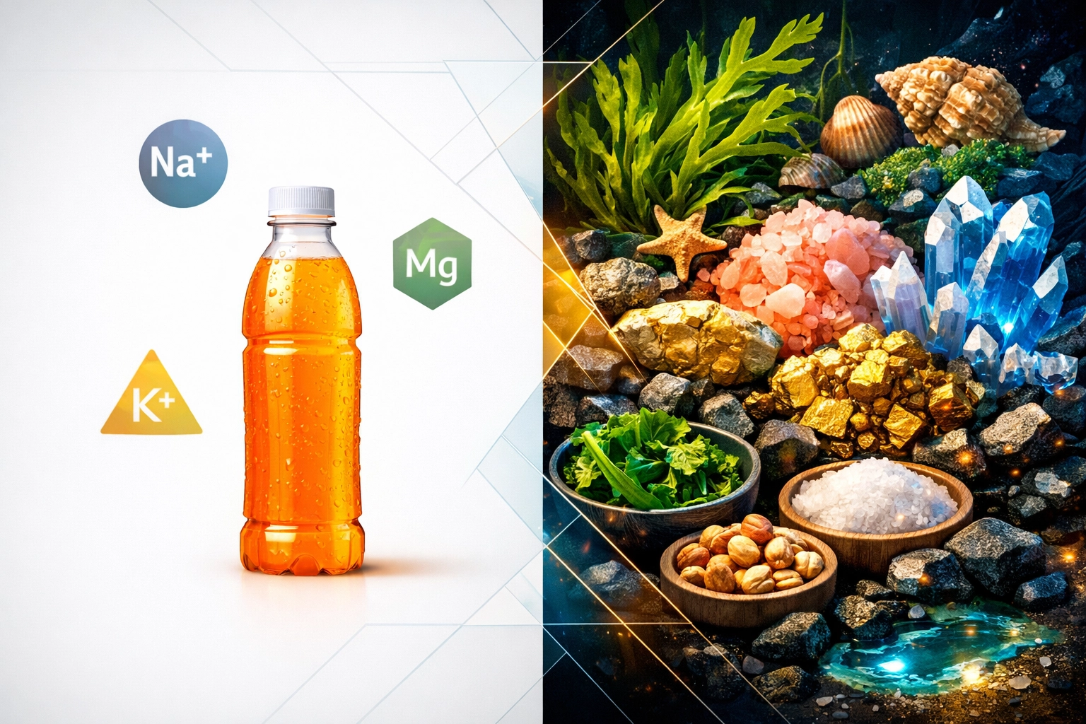 Comparison of limited electrolyte drinks versus comprehensive whole-food mineral sources