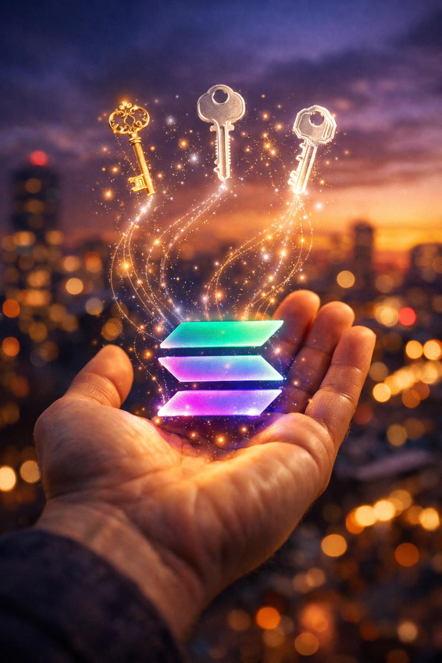 Self-custody blockchain wallet demonstrating merchant control over cryptocurrency payments