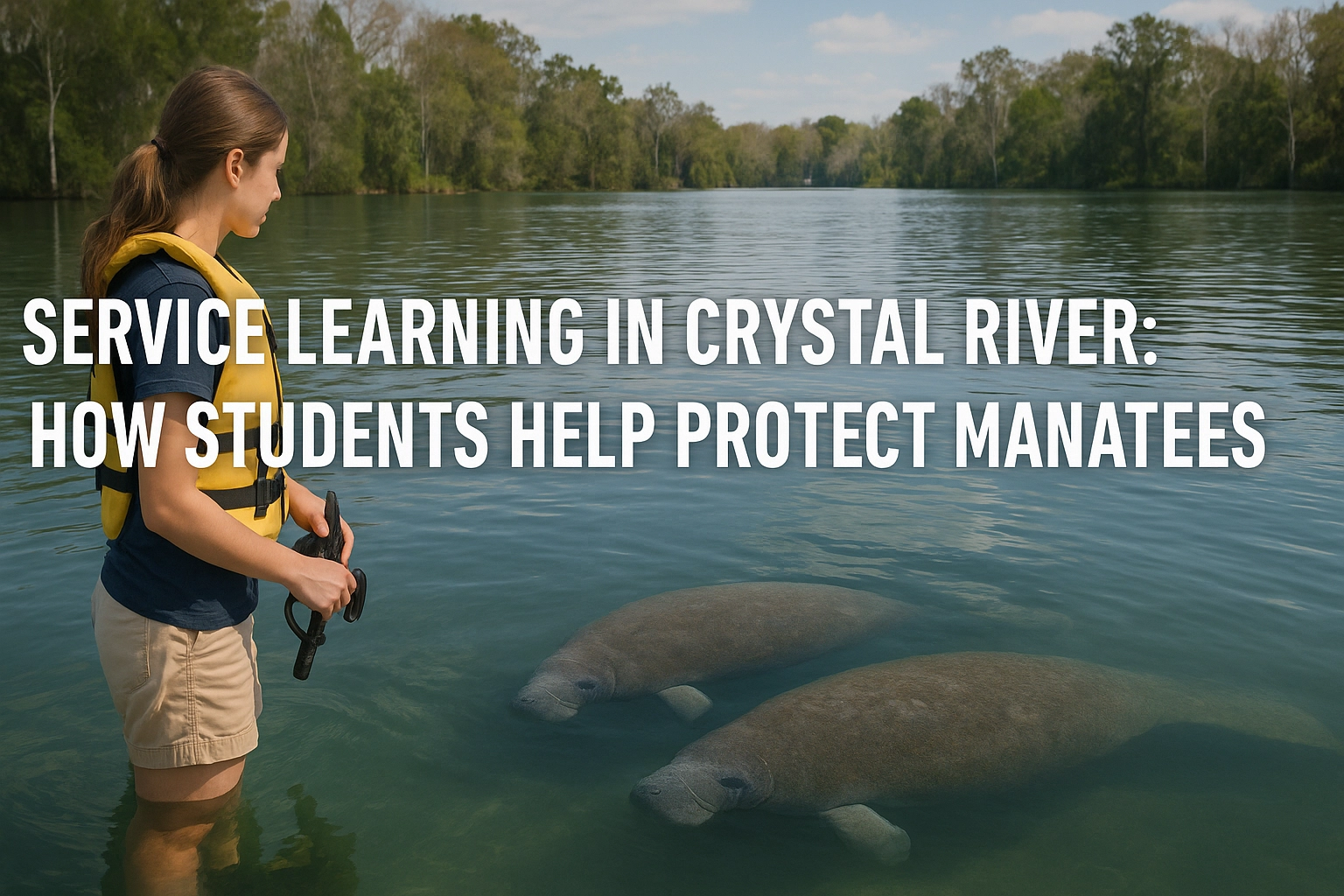 Service Learning in Crystal River: How Students Help Protect Manatees