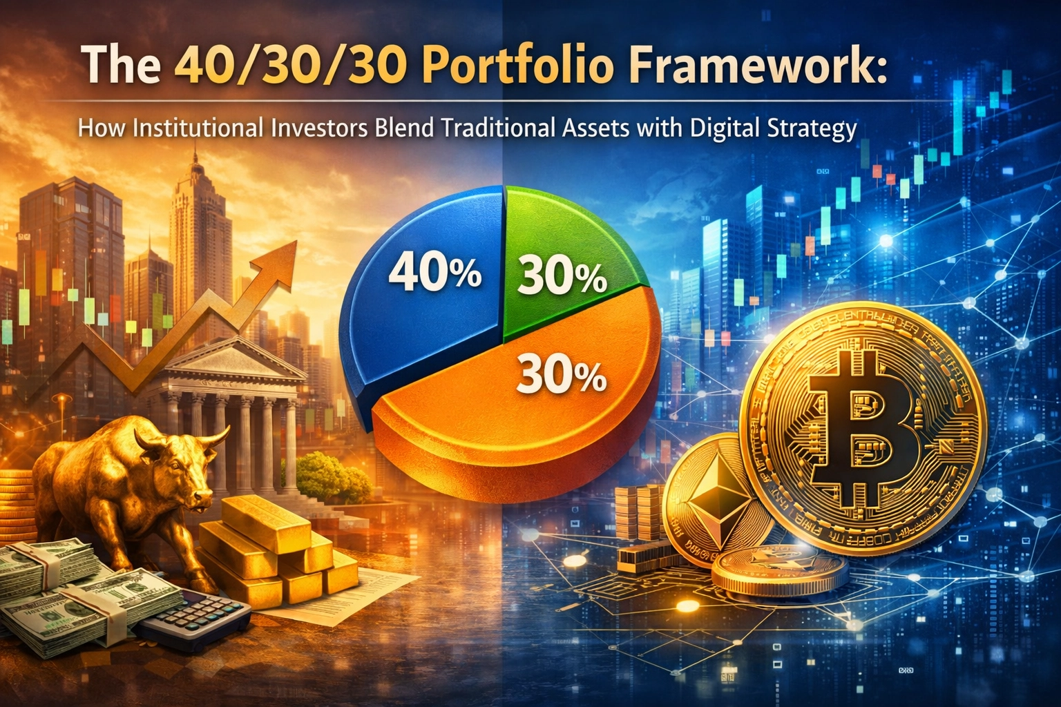 [HERO] The 40/30/30 Portfolio Framework: How Institutional Investors Blend Traditional Assets with Digital Strategy