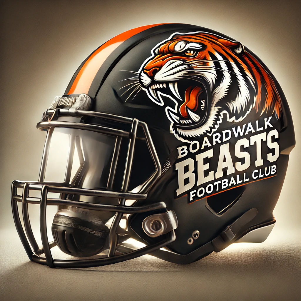 Boardwalk Beasts Football Club Helmet