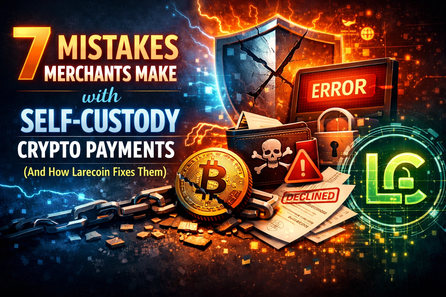 [HERO] 7 Mistakes Merchants Make with Self-Custody Crypto Payments (And How Larecoin Fixes Them)