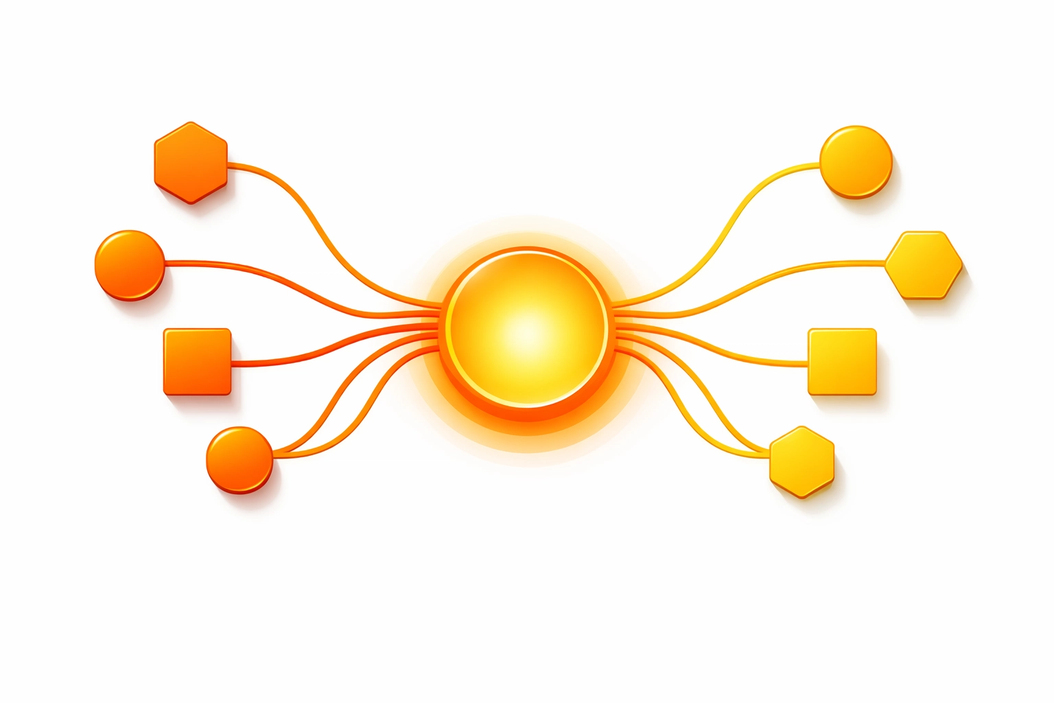 Visual representing a unified software platform for integrated print production data flow.