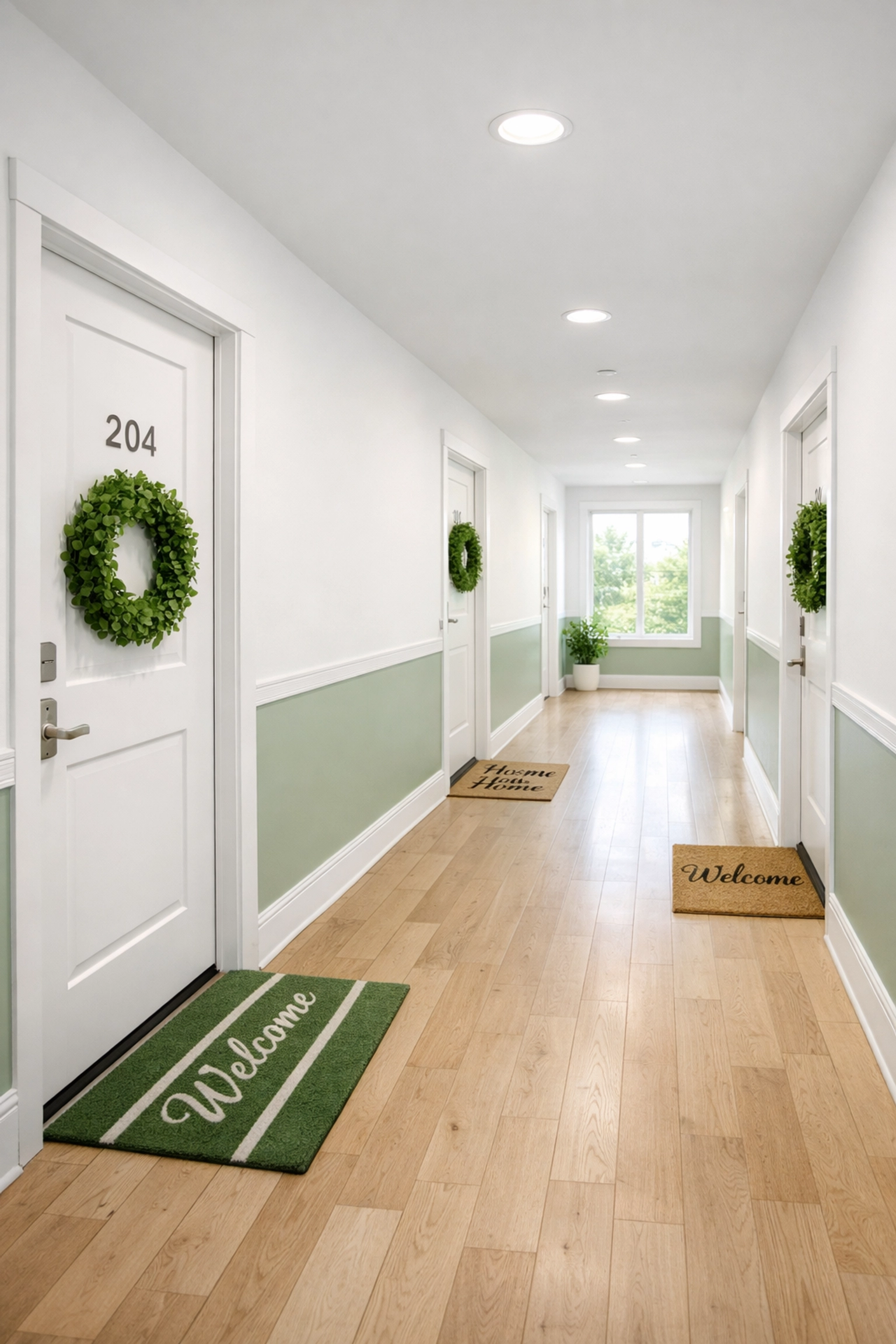 Fully occupied multifamily apartment building generating rental income