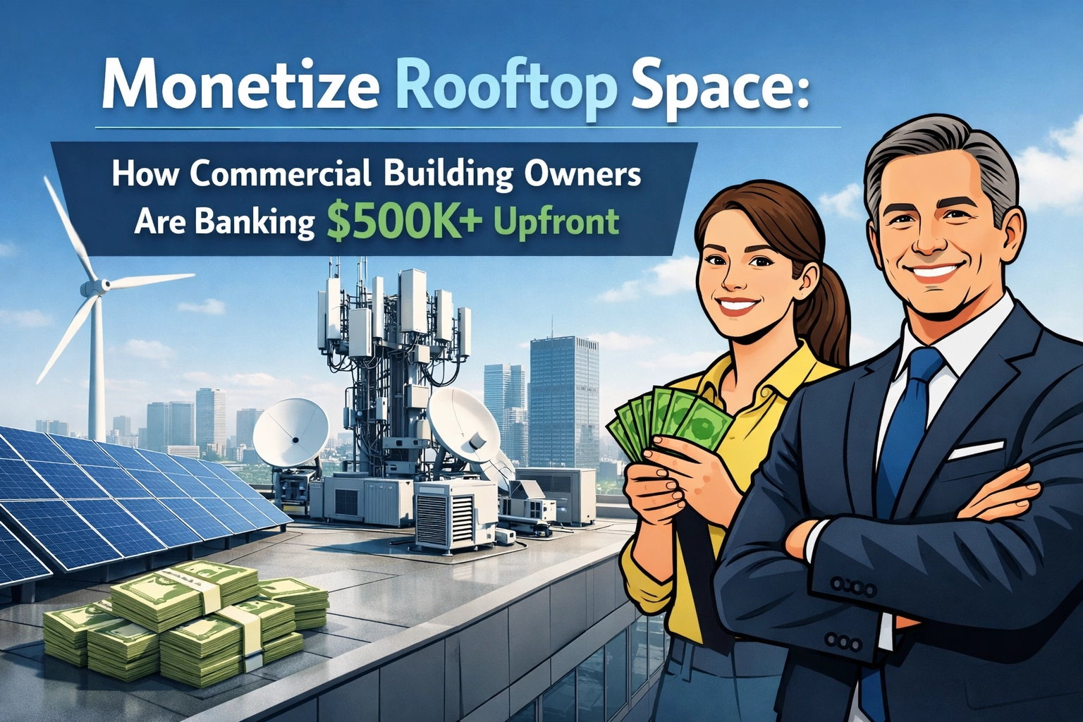 [HERO] Monetize Rooftop Space: How Commercial Building Owners Are Banking $500K+ Upfront