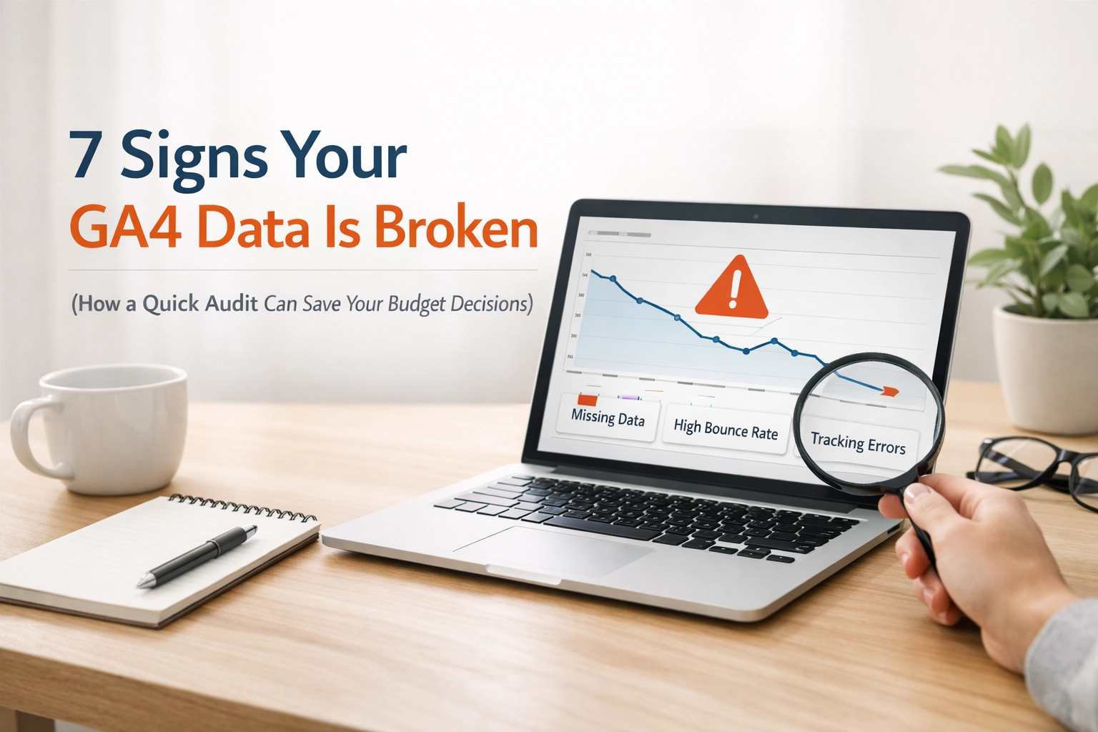 [HERO] 7 Signs Your GA4 Data Is Broken (How a Quick Audit Data Is Broken (How a Quick Audit Can Save Your Budget Decisions)