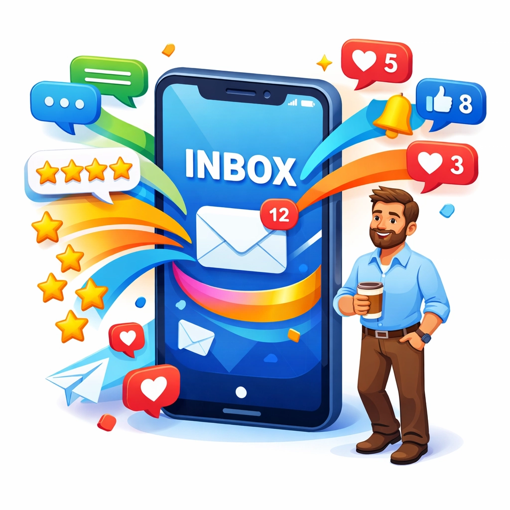 Managing customer messages and feedback via an all-in-one reviews and messaging platform. Managing customer messages and feedback via an all-in-one reviews and messaging platform.
