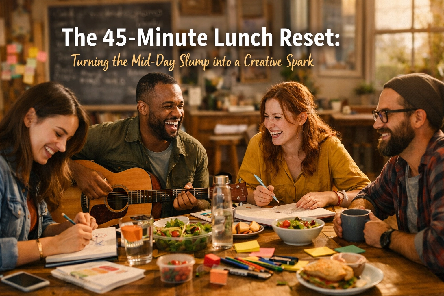 [HERO] The 45-Minute Lunch Reset: Turning the Mid-Day Slump into a Creative Spark