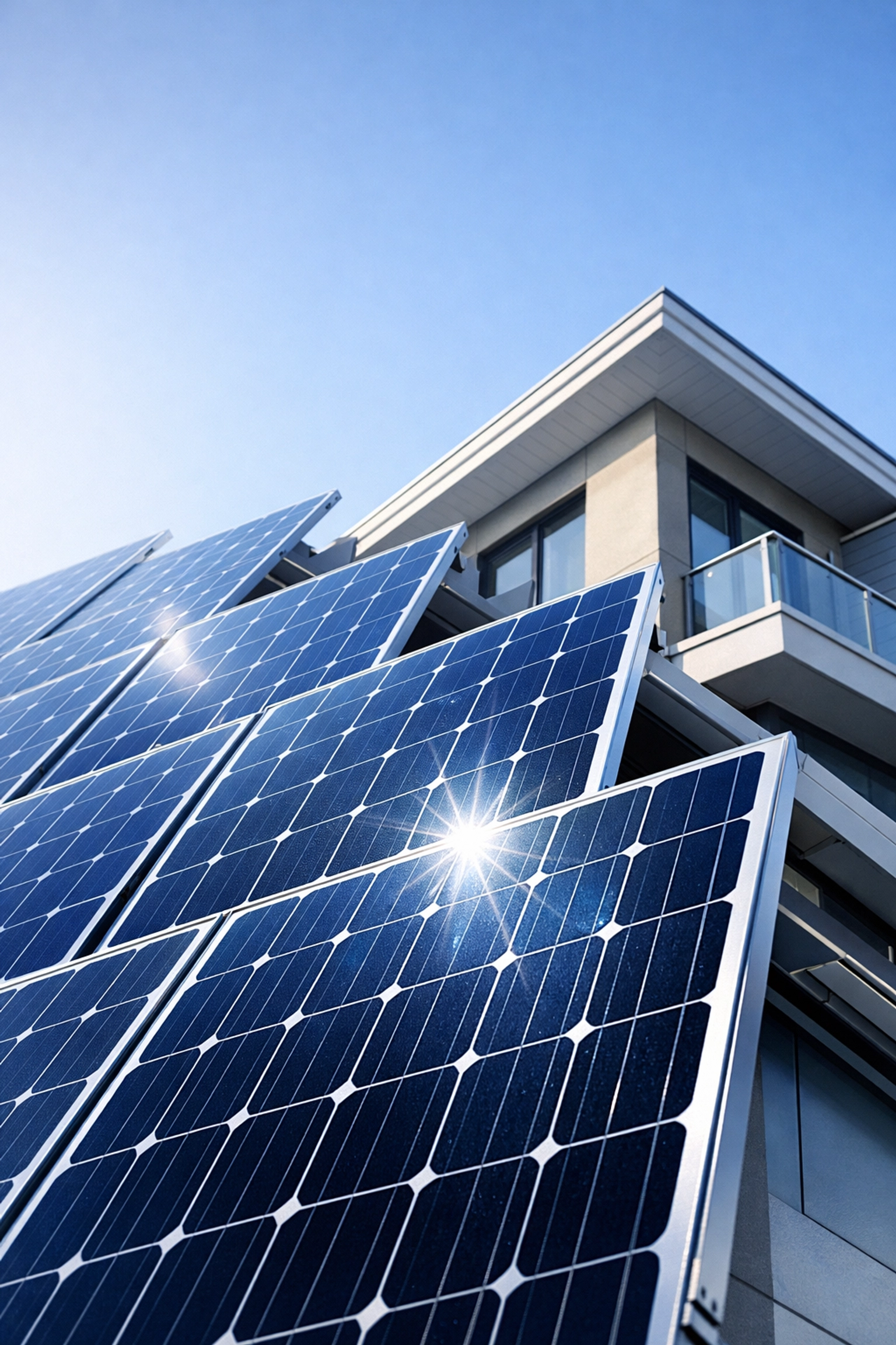 High-efficiency residential solar panels installed to shield UK homeowners from global energy shocks.