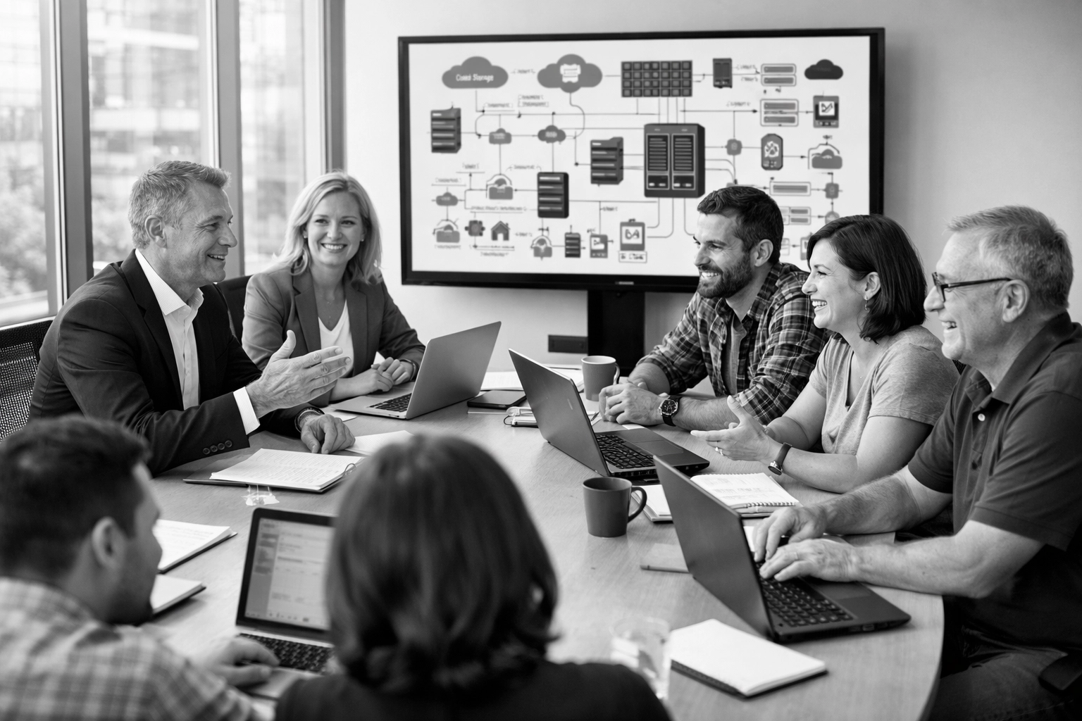 Corporate technology leaders partnering with high school CTE instructors on talent pipeline