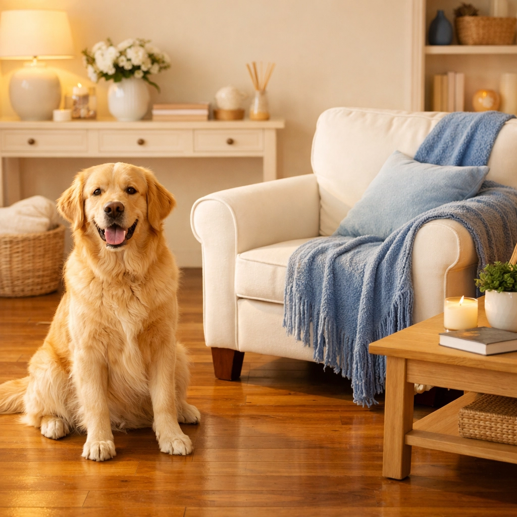Deep cleaning in Leominster MA creates a healthy, pet-safe environment with shiny hardwood floors.
