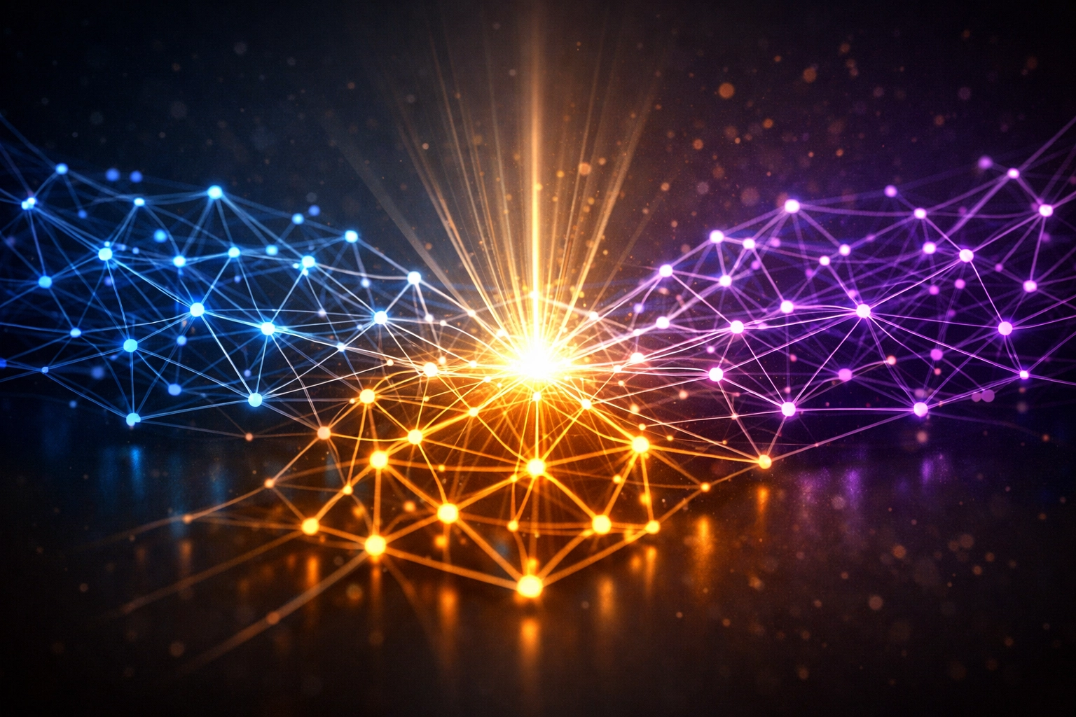 Interconnected network illustrating private equity, real estate, and crypto convergence in 2026