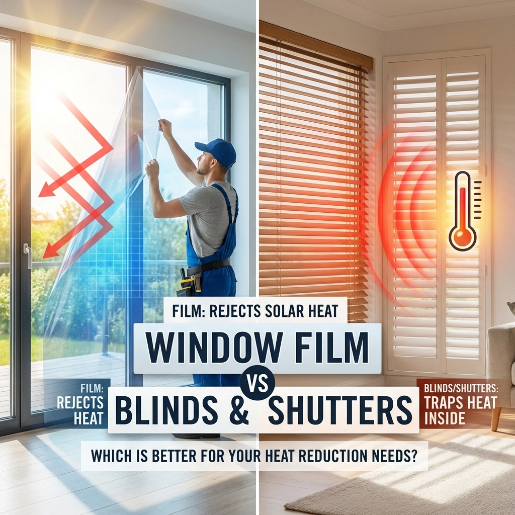 [HERO] Window Film Vs Blinds and Shutters: Which Is Better For Your Heat Reduction Needs?