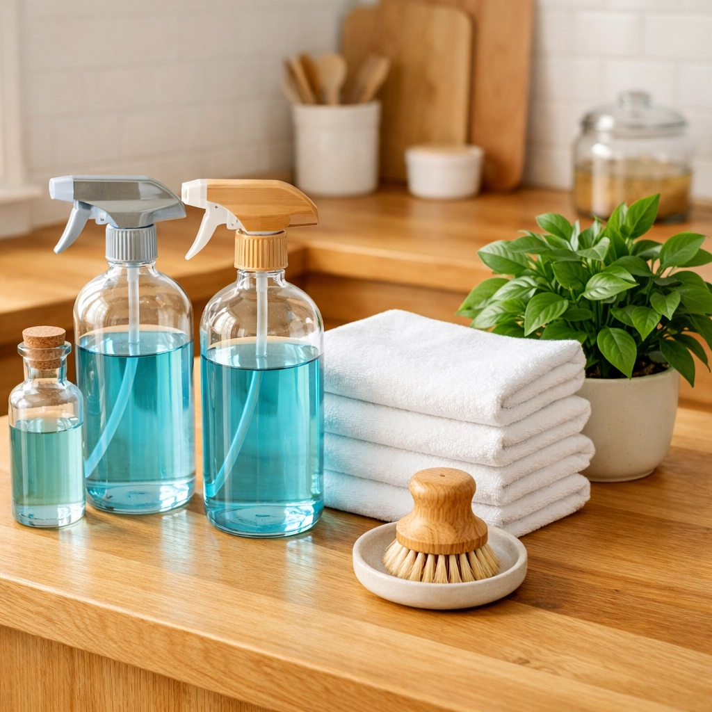Eco-friendly supplies for premium residential cleaning Massachusetts and deep cleaning services.