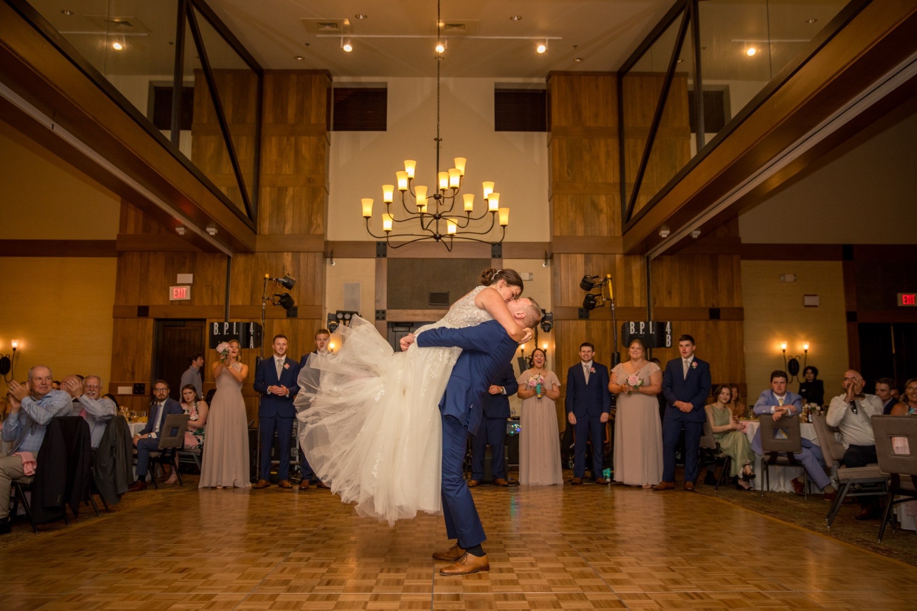 A timeless portrait from Sheila and Dom’s Bear Creek Mountain Resort wedding
