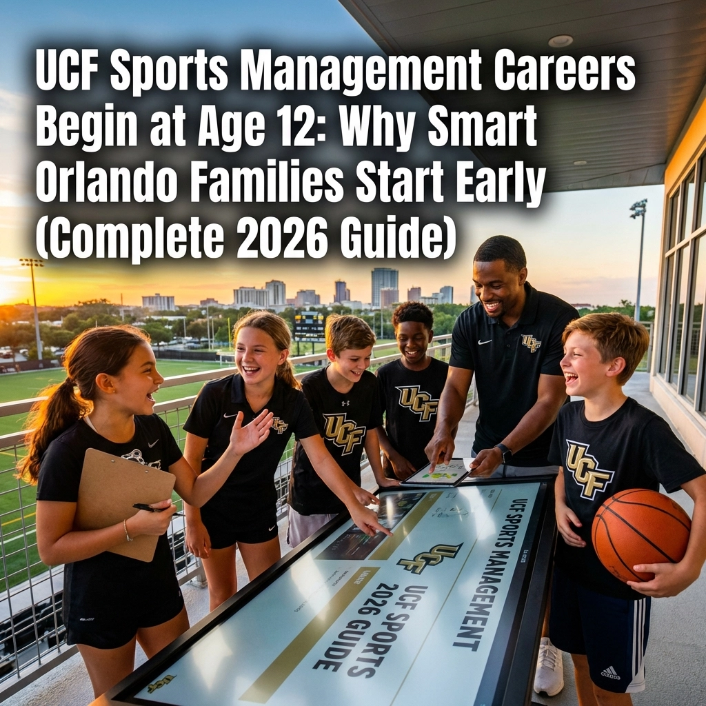UCF Sports Management Careers Begin at Age 12: Why Smart Orlando Families Start Early (Complete 2026 Guide)