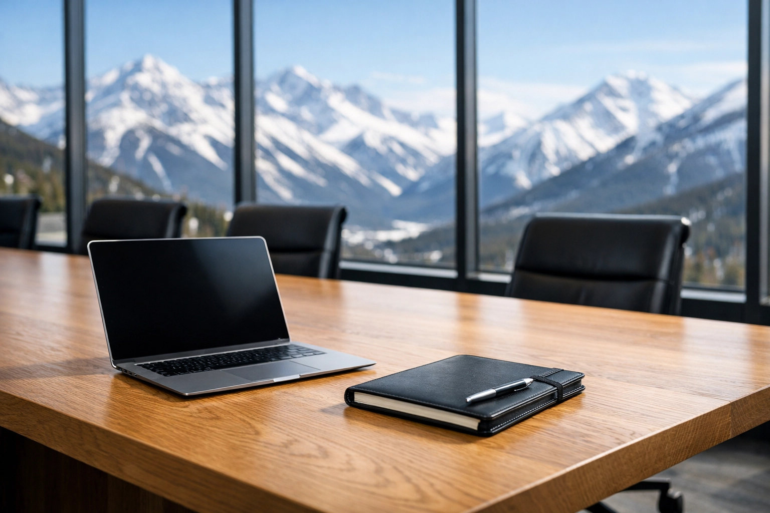 Minimalist Colorado boardroom representing strategic business consulting for global scaling.