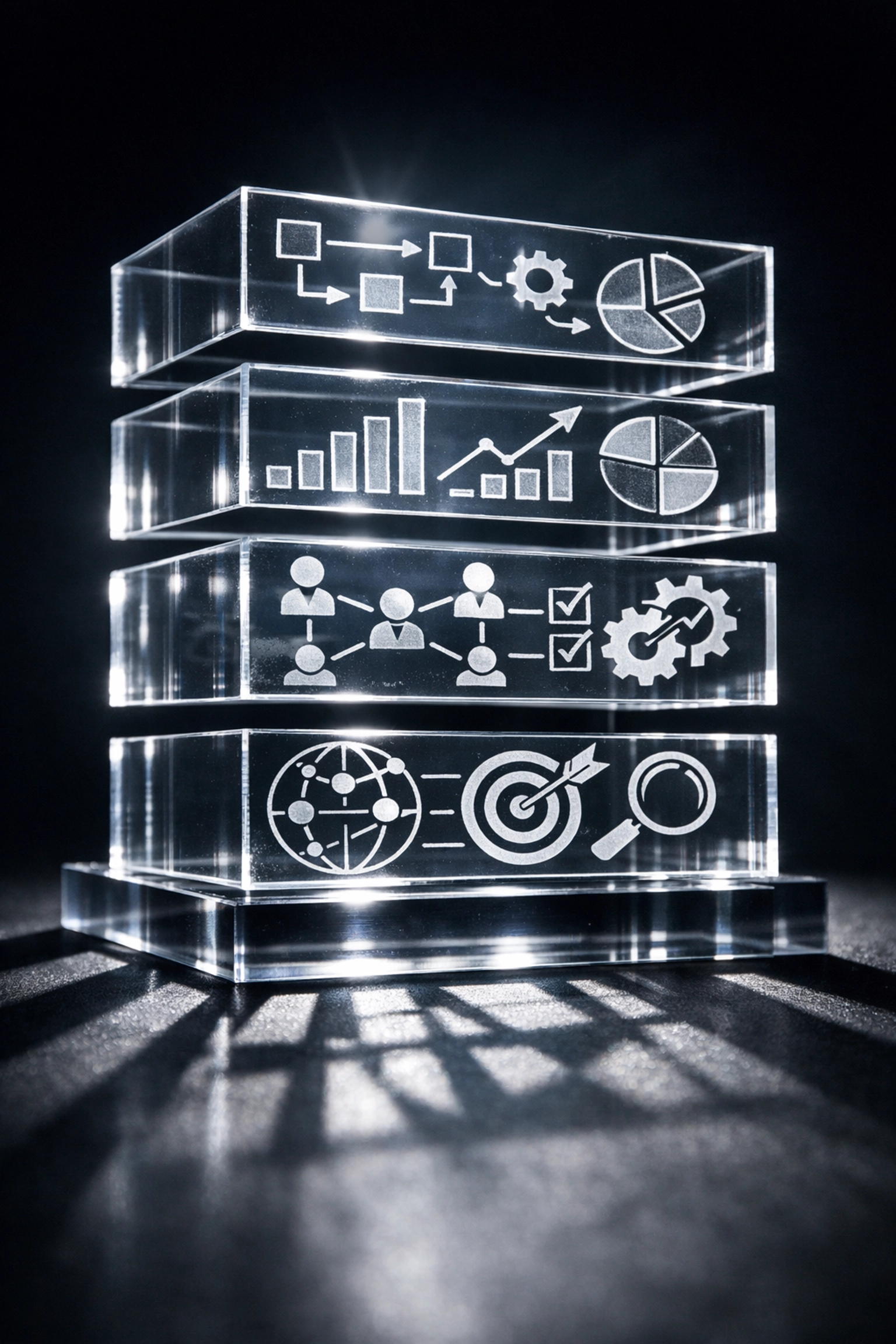 Four-layer operating system framework structure for scaling companies past $10M