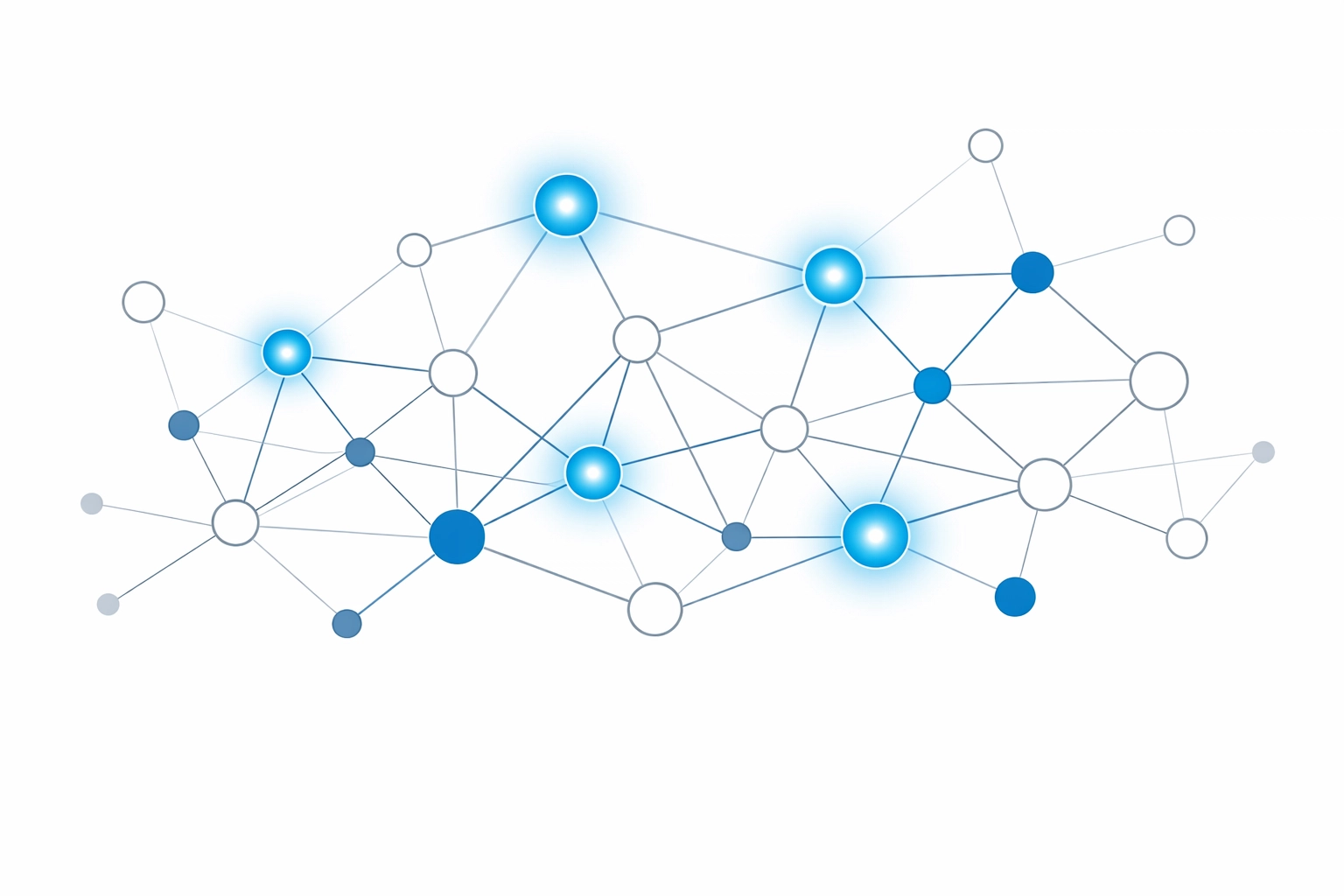 AI entity recognition network showing connected authority nodes for search engine optimization
