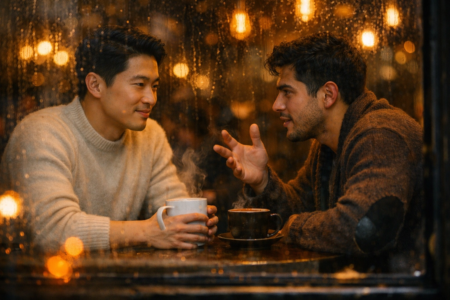 Tech mogul and teacher connect over coffee in Seattle MM romance about class differences