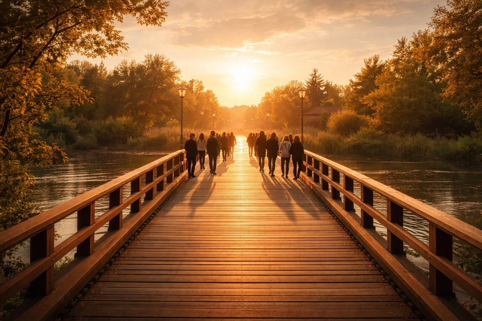 Bridge symbolizing long-term nonprofit sponsorship partnerships and collaboration
