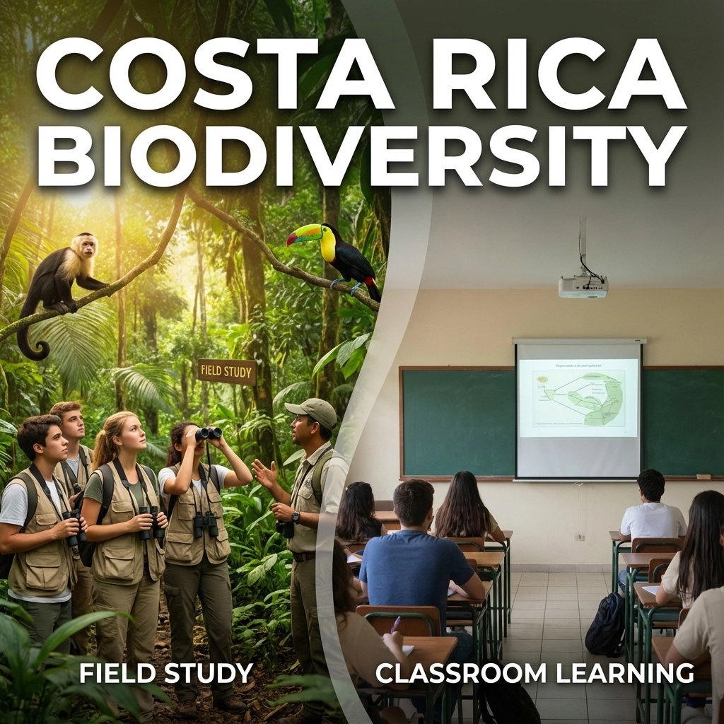 Costa Rica Wildlife vs Classroom Learning: Why Your Students Need Real Biodiversity Field Studies