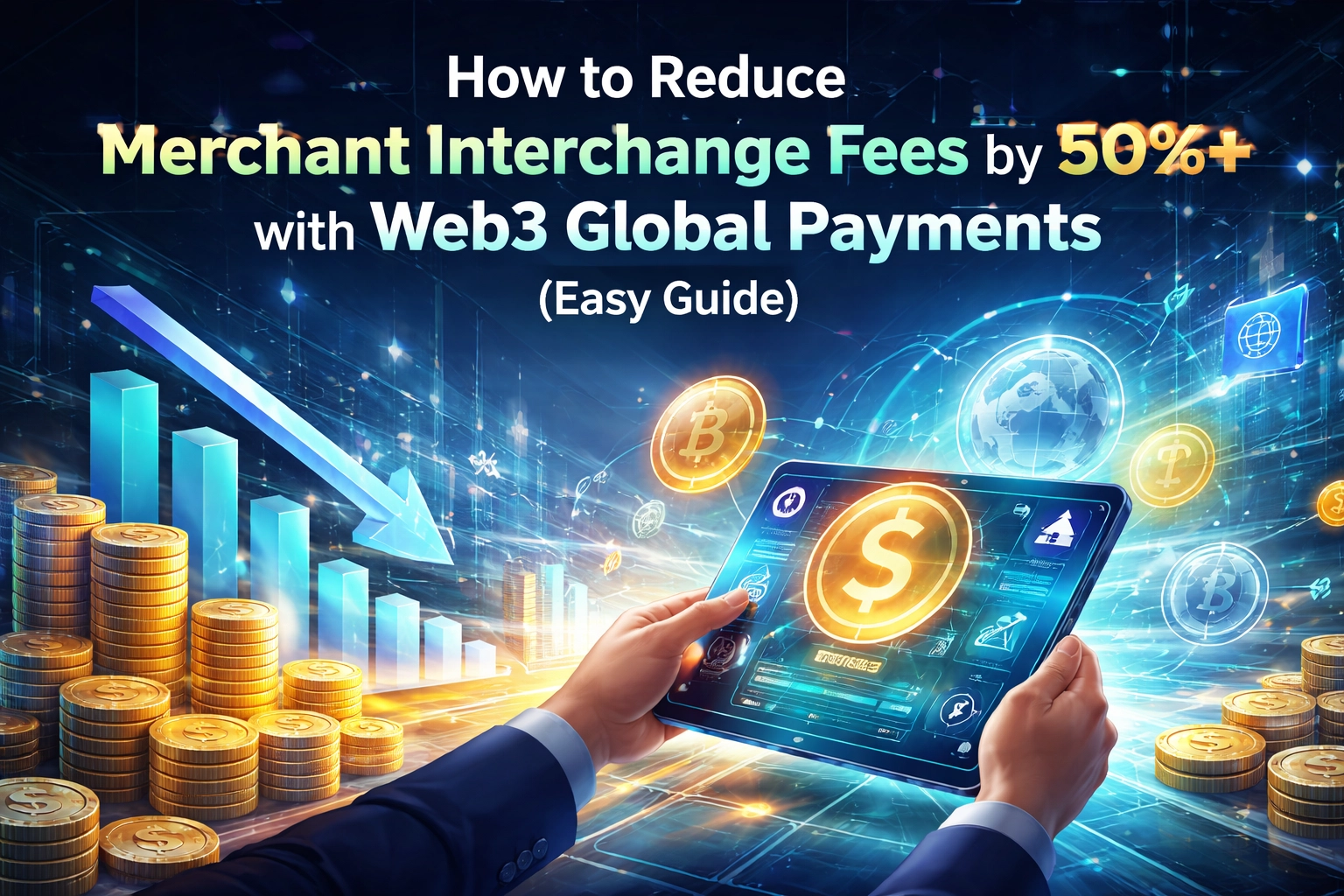 [HERO] How to Reduce Merchant Interchange Fees by 50%+ with Web3 Global Payments (Easy Guide)