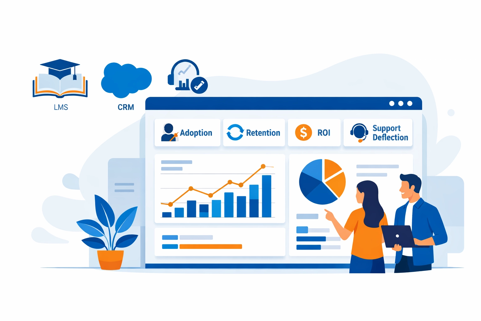 Customer Education Metrics hero Customer Education Metrics hero